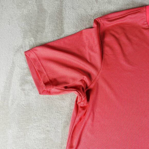 Croft and Borrow Polo Shirt Men's Large Pink Quick Dry Performance Lightweight - Picture 5 of 10